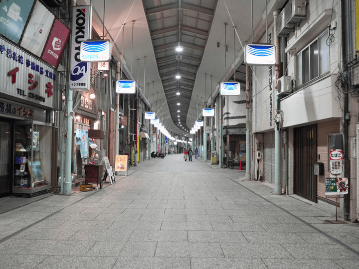 写真:商店街の様子